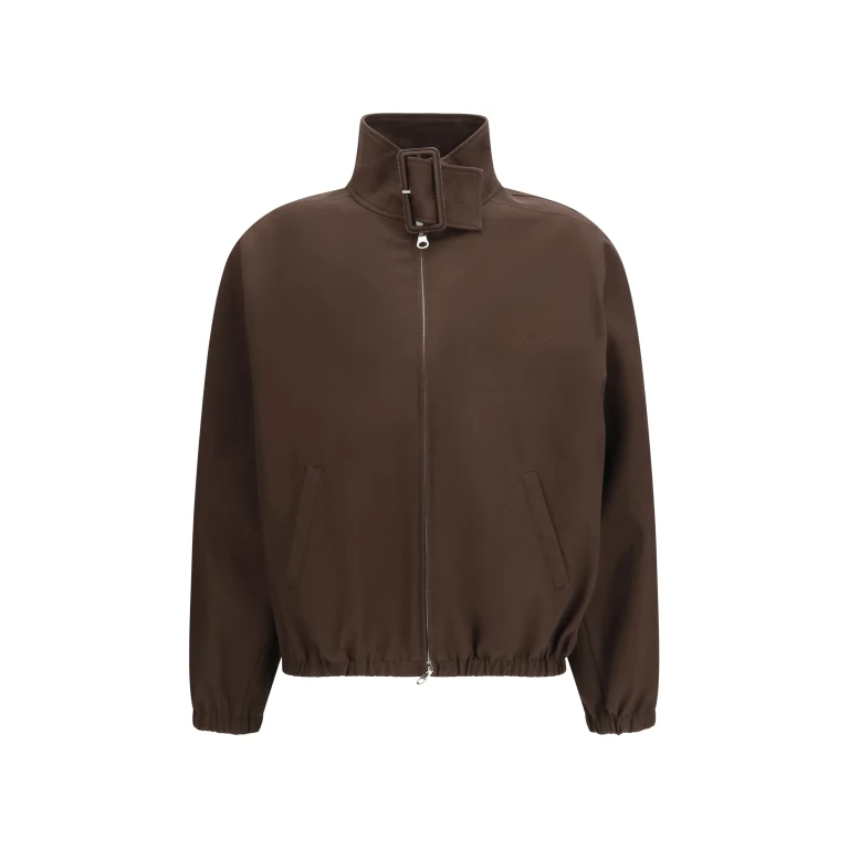 Bomber Jacket Zip-Up Chocolate