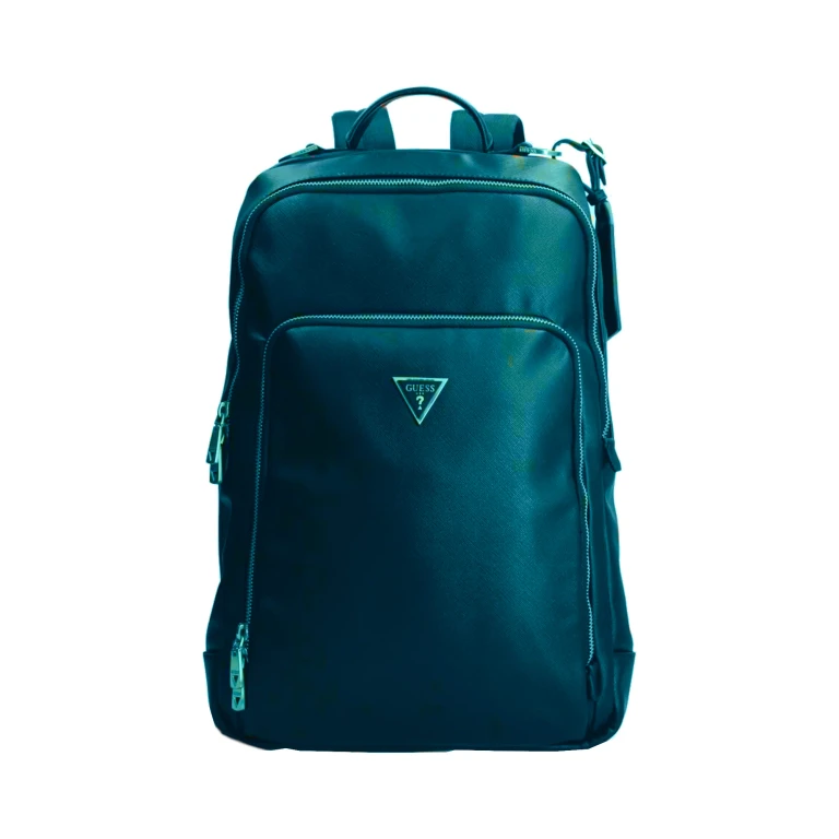 , Certosa, fabric backpack, blue, HMCERT, for women