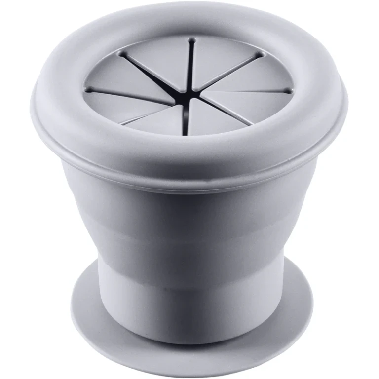 silicone bowl with suction cup Dove grey