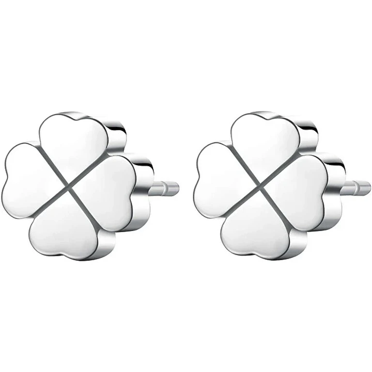 High-Quality Steel Clover-Shaped Earrings Click Sck64