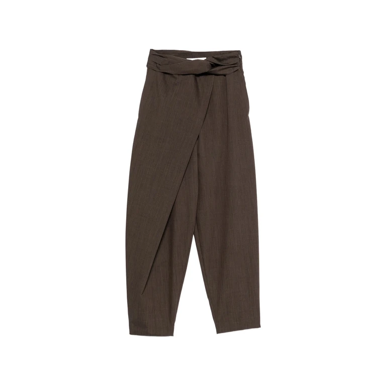 Rohe Wrap-style Twist-detail Trousers
