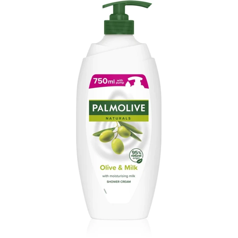 Naturals Olive bath and shower cream-gel with olive extract with dispenser 750 ml