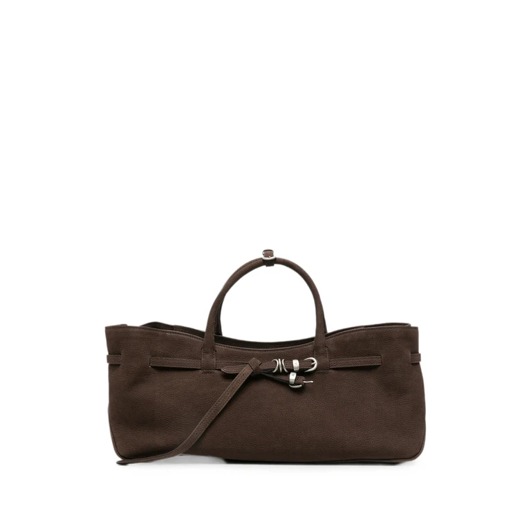 Grandma Used Belted Suede Tote Bag