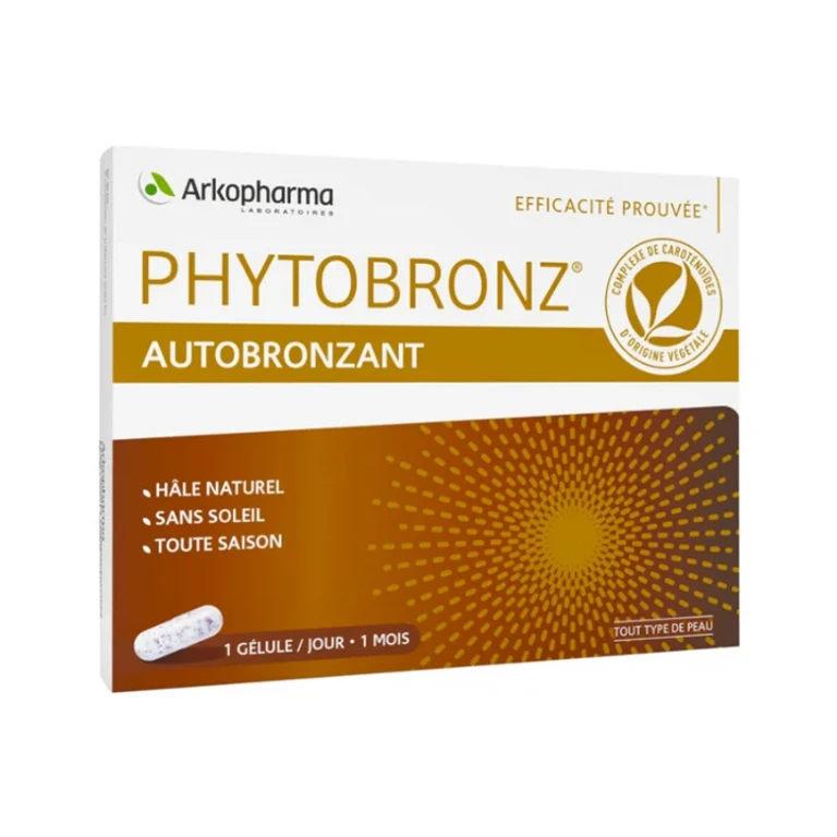 Phytobronz Self-tanning Tanning Naturale Vitamins A & E 30 Capsules