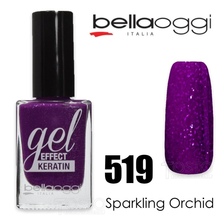 Esmalte efeito gel com queratina 519