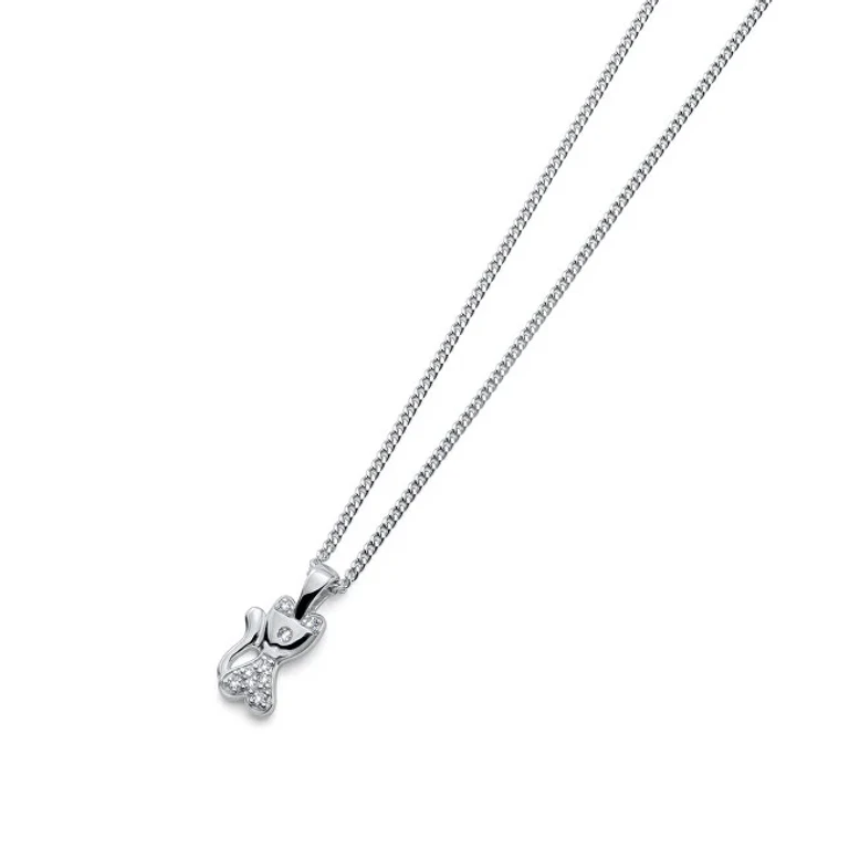 Bellissima Cat Necklace With Zirconia 61261