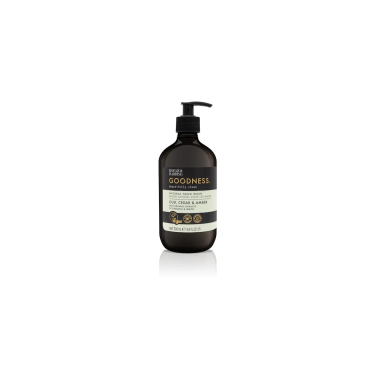 Goodness Oud, Cedar & Amber Savon Liquide pour les Mains