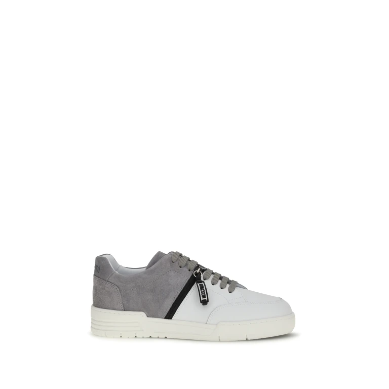 Leather Sneakers Grey/White/Black
