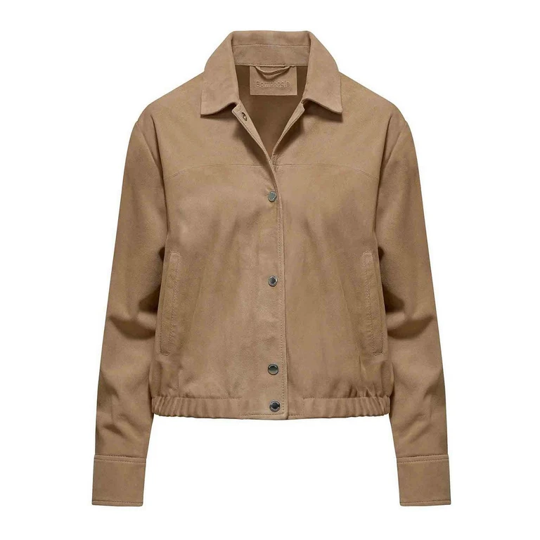 Manteau En Cuir - Beige (JWZYRAGSL604)