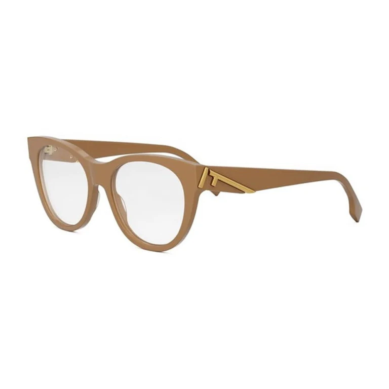 Ladies Black Round Eyeglass Frames FE50101I 045