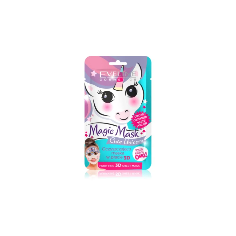 Magic Mask Cute Unicorn 3D Cloth Mask for Deep Cleansing