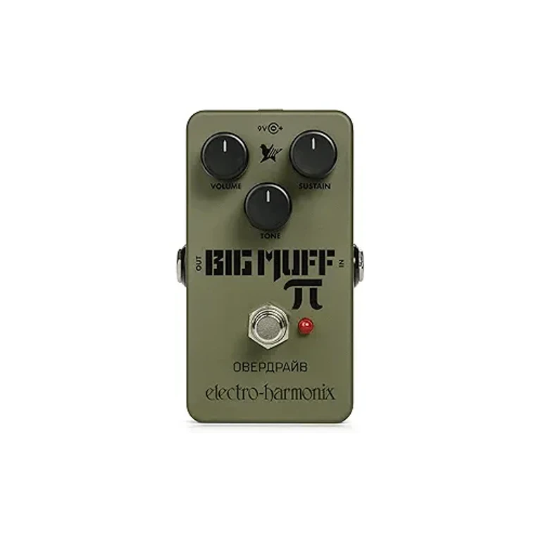 Green Russian Big Muff Pi Fuzz Pedal