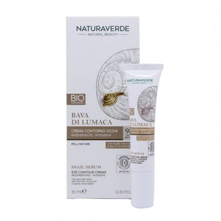 Snail Slime Eye Contour Cream, With Hyaluronic Acid And Organic Shea Butter 15 ml