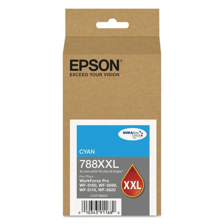 T788xxl220 (788xxl) Durabrite Ultra Xl Pro High-Yield Ink, Cyan