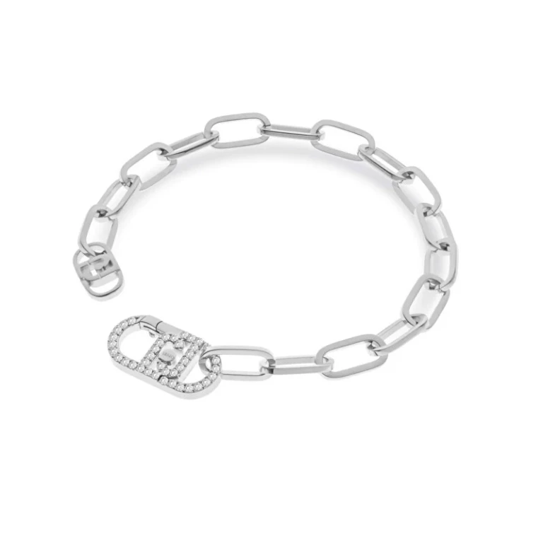 Liu Jo Distinctive Steel Bracelet with Fashion Crystals Lj2618