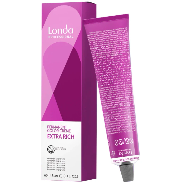 professional Permanent Color Extra Rich Creme - Permanent cream hair color 7/4