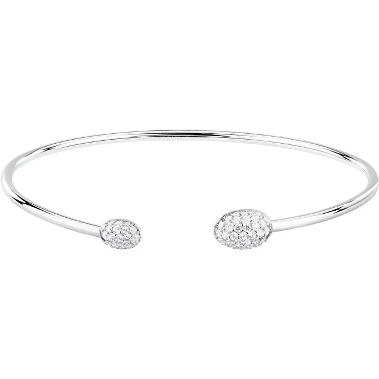 Massive Luxury Bracelet with Pavé Zirconia Sazb09