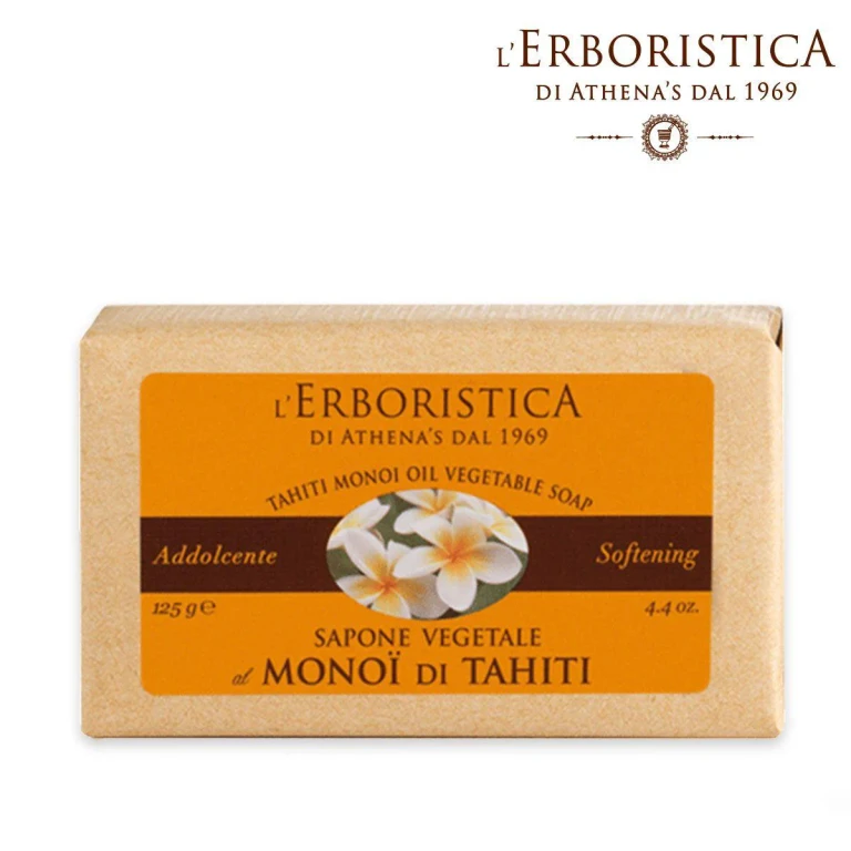 L'erbastica monoi oil vegetable soap 100 gr