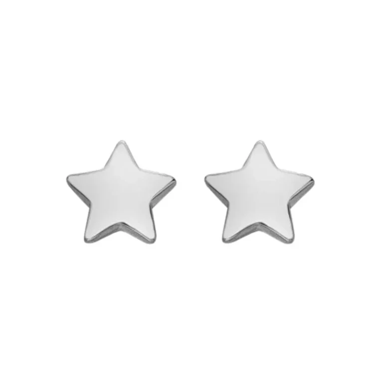 Silver Earrings Stars Silver Whisper Swe003