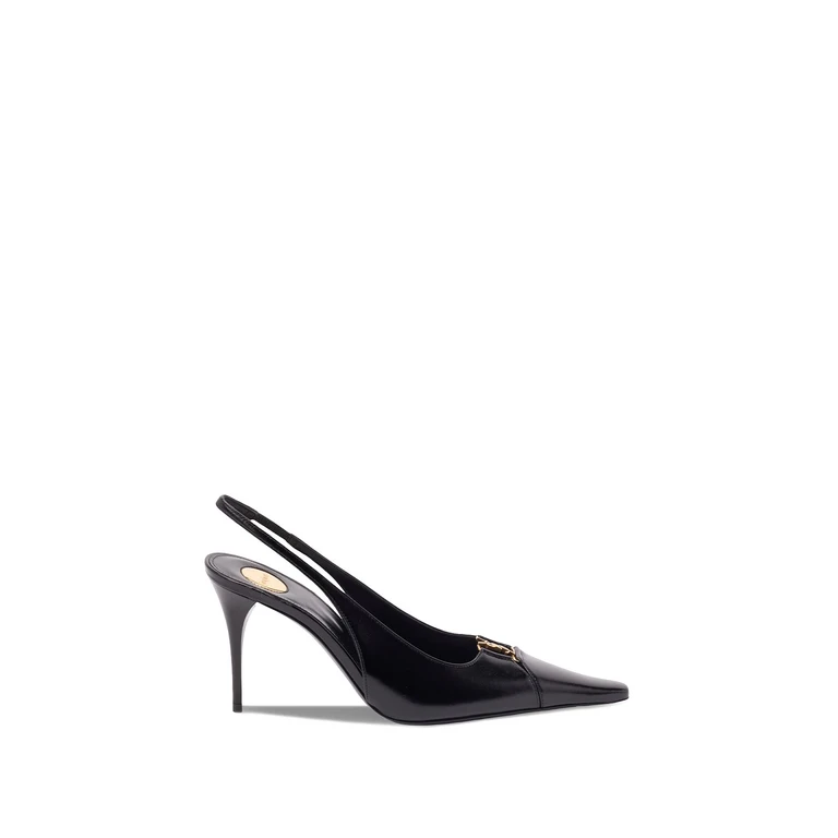 Babylone Leather Slingback Pumps (806685AAEHI1000)