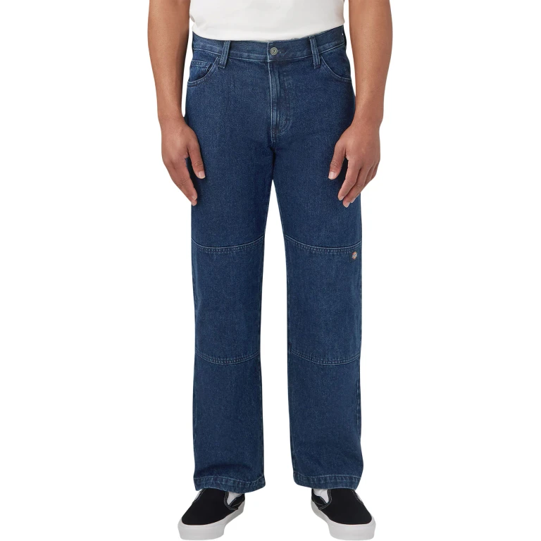 Loose Fit Double Knee Jeans - Men's