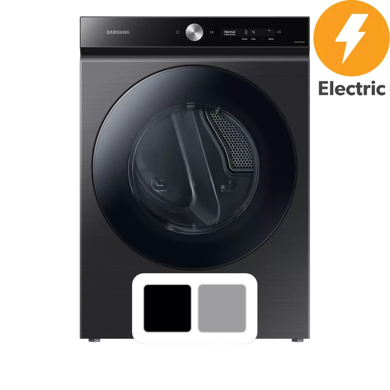 Bespoke 7.6 Cu. Ft. Ultra Capacity Electric Dryer (Black Stainless Steel):- Black Stainless Steel