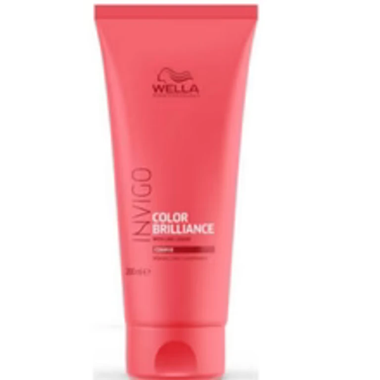 professional Conditioner for thick colored hair Invigo Color Brilliance Thick and Vibrant volume bottle 200ml