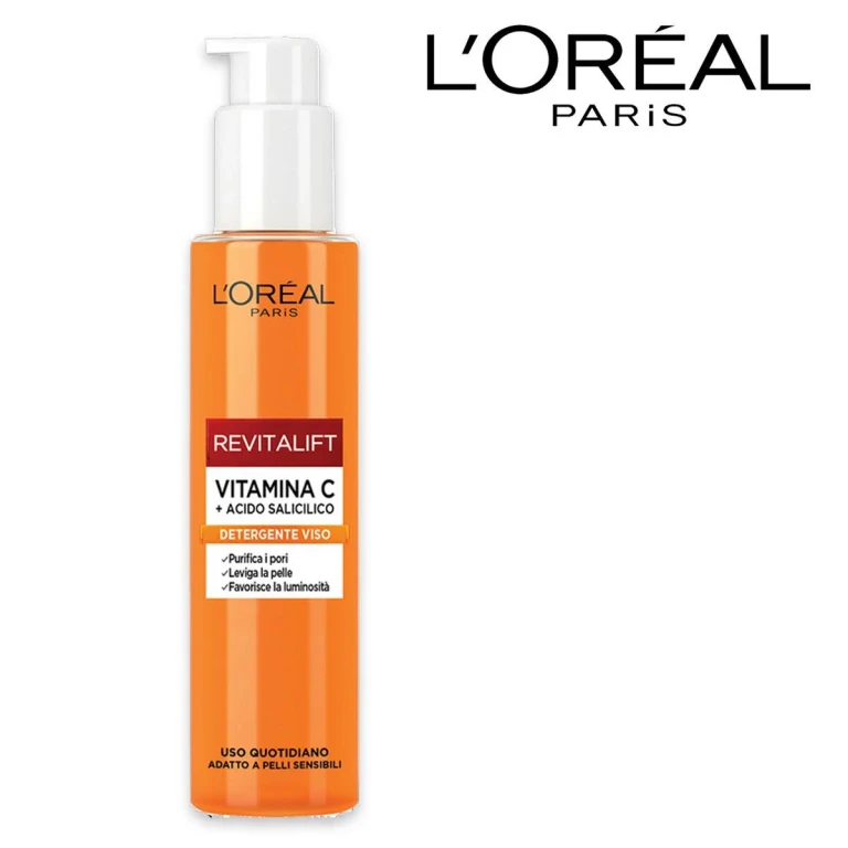 L'oreal revitalift vitamin c facial cleanser sensitive skin 150 ml