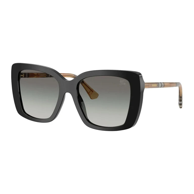Ladies Black Square Sunglasses BE4456 416111