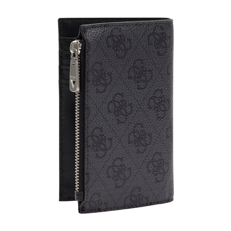 , Vezzola, fabric wallet, SMEVZLLEA78, black, for men