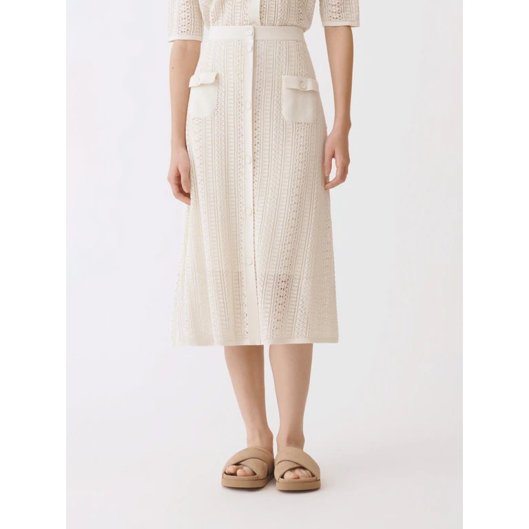 Knitted Midi Skirt (GND276F814M1320145)