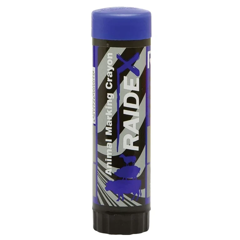 Pennarello Zootecnico Marcatura Animali Blu 10 Pezzi