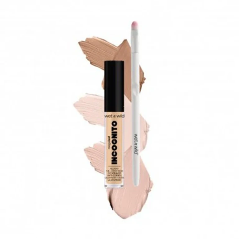 Megalast Incognito All day Concealer + Small Concealer Brush Fair beige