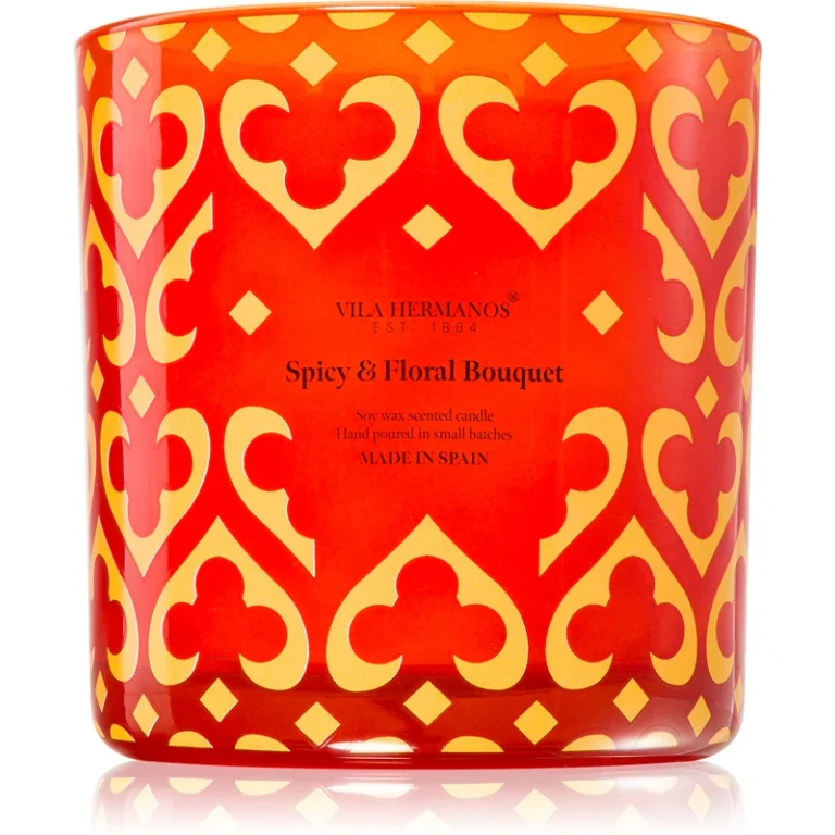 70ths Year Spicy & Floral Bouquet scented candle 500 g