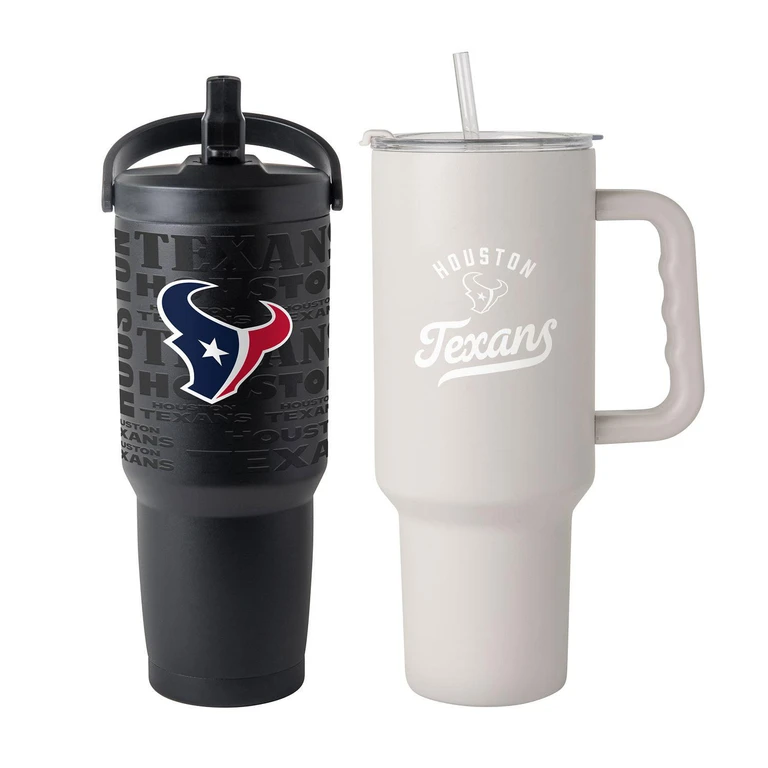 Houston Texans Stainless Steel Tumbler Set