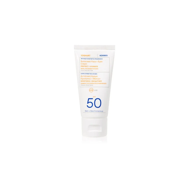 Yoghurt protective cream for face and eye contour SPF 50 50 ml