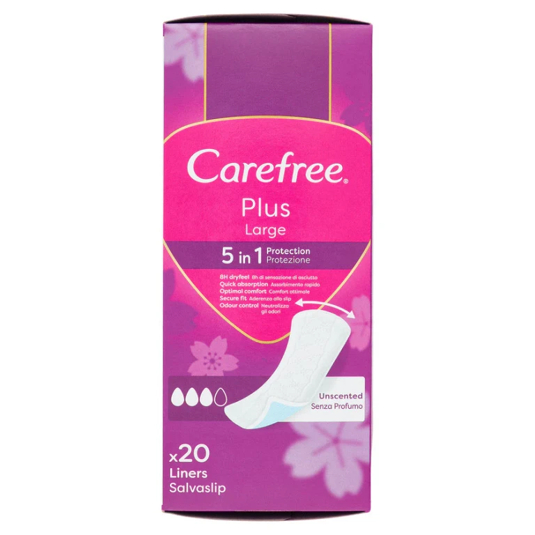 Plus Large Panty Liners - 20 Pcs 1 unit
