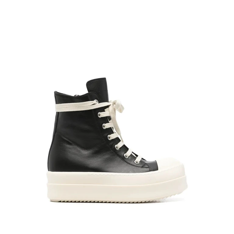 Trainers Black Leather "Mega Bumper"