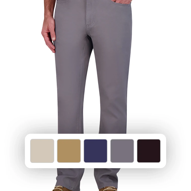 IRON PATRIOT 5 POCKET TWILL PANT - GREY 30X32:- 30X32, Grey