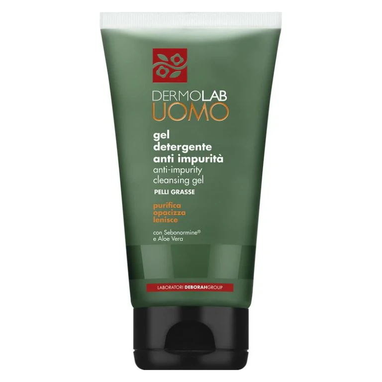 Men's Cleansing Gel Anti-Impurity Oily Skin - Purifies Mattifies Soothes 150ml