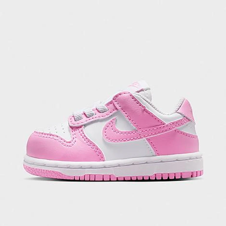 Kids Toddler Dunk Low Casual Shoes in White/White/White Size: 2.0