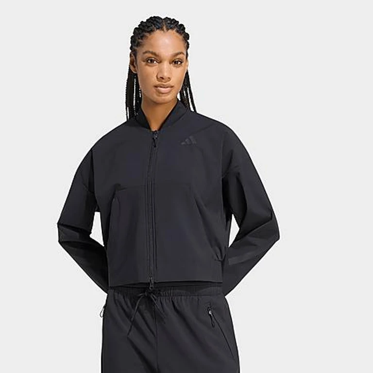 Women's Sportswear Z. N.E. Woven Bomber Jacket in Black Size: Medium