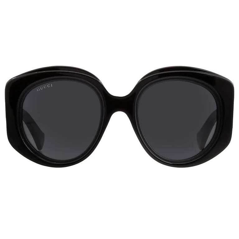 Grey Round Ladies Sunglasses GG1308S 001 53