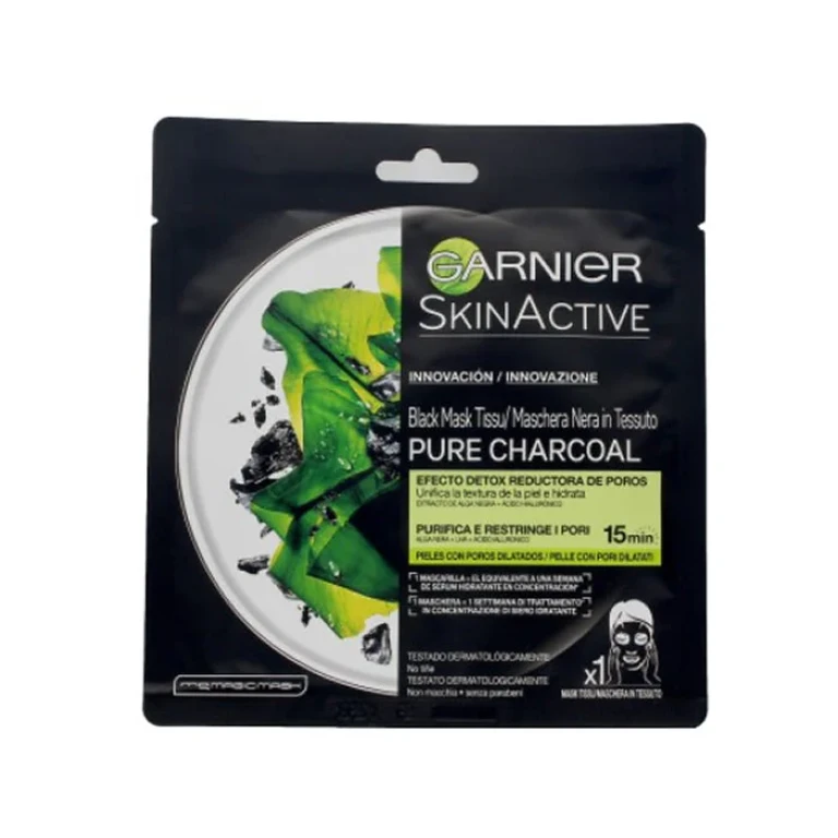 SkinActive Black Mask Tissue Pure Charcoal 1 unit