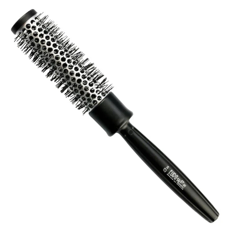 Thermal rubber round brush Eurostil with 15 mm tips (1 unit)