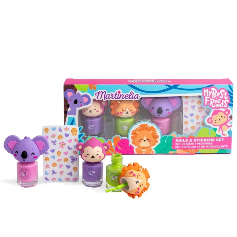, The Nail Set And Stickers Of My Best Friends