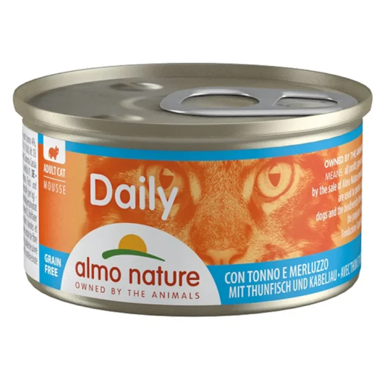 DAILY Menu cat mousse tuna and cod 85G