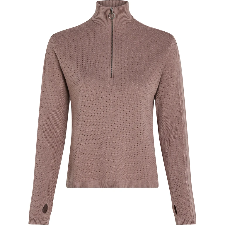 Merino Icebreaker Anniversary Original Long Sleeve Half Zip Top - Women's