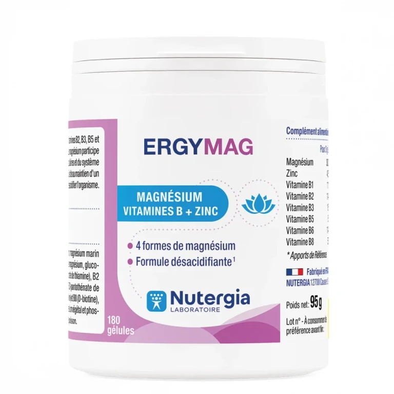 Nutergia ErgyMag - Magnesium 180 capsules