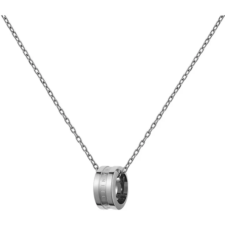 Elan DW00400159 Round Pendant Fashion Steel Necklace
